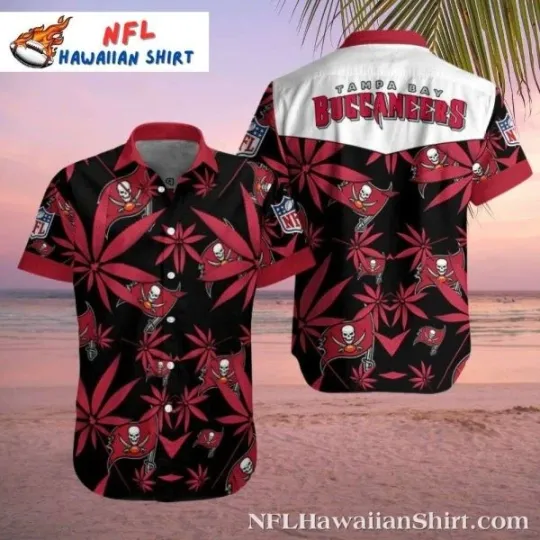 Discover Tampa Bay Football Nightfall Floral Hawaiian Shirt, Gift for Fan