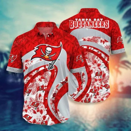 Discover Tampa Bay Buccaneers Oceanic Victory Hawaiian Shirt Summer Aloha S-5XL