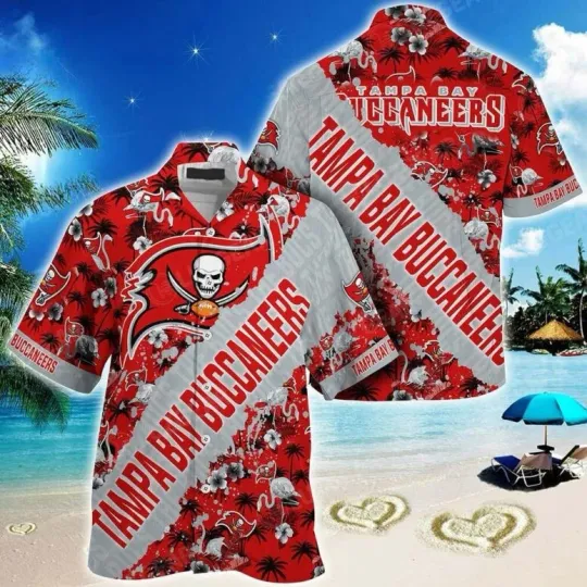 Discover Tampa Bay Buccaneers Conquer The Field Hawaiian Shirt Summer Aloha S-5XL