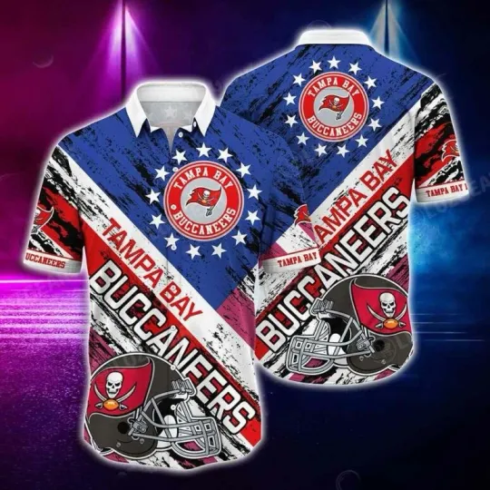 Discover Tampa Bay Buccaneers Mickey Halloween Night Hawaiian Shirt Summer Aloha S-5XL