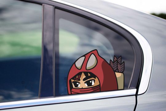 Princess Mononoke Peekaboo Bumper Window Vinyl Decal Anime Wall Art