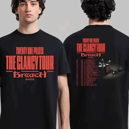 Discover Pilotss The Clancy Tour 2025 Double Sided T-Shirt for Men and Women
