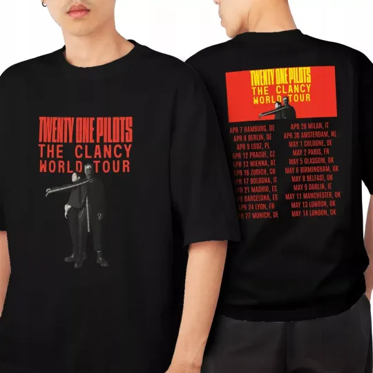 Discover Pilotss Band T-Shirt Clancy World Tour 2025