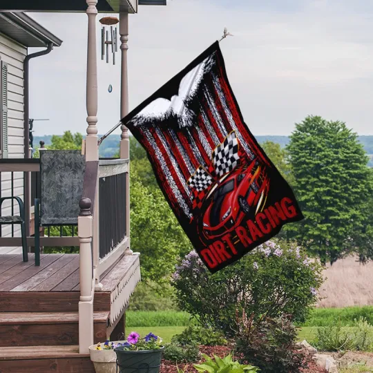 Eagle American Drag Racing Flag, Eagle Dirt Racing House Flag, Race Day Flag