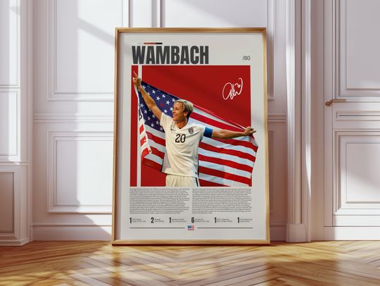 Discover Abby Wambach Poster, USWNT Poster, Aston Villa Poster, Sports Poster, Football Player Poster, Soccer Wall Art, Sports Bedroom Posters