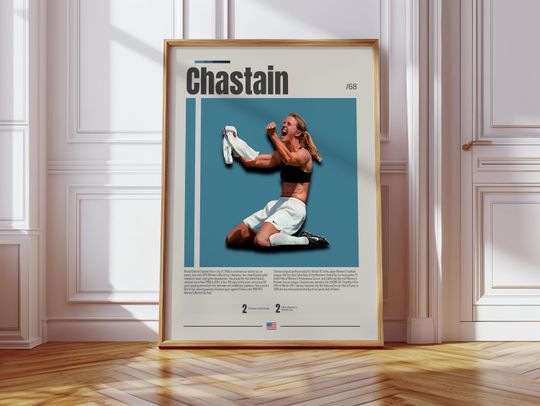Discover Brandi Chastain, American Football Poster, Soccer Gifts, Sports Poster, Football Player Poster, Soccer Wall Art, Sports Bedroom Posters