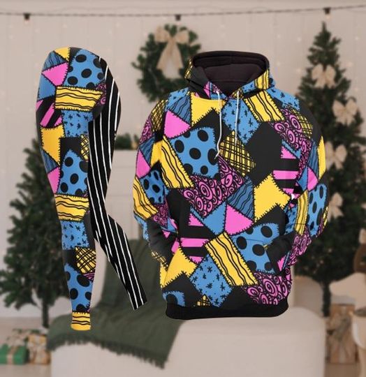 Discover Nightmare Before Christmas Hoodie, Sally Hoodie, Sally Legging, Sally Cosplay Hoodie, Nightmare Sally Shirt, Trick Or Treat Shirt