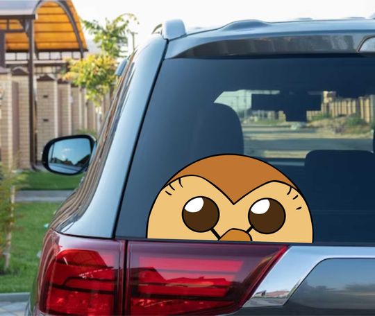 Hooty The Owl House Peeking Vinyl Decal Anime Cartoon Disney Wall Art