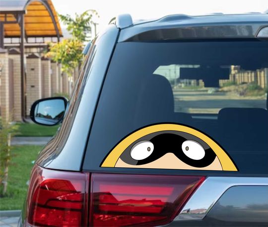 Discover Fat Gum Peeking Window Vinyl Decal Anime Manga Wall Art