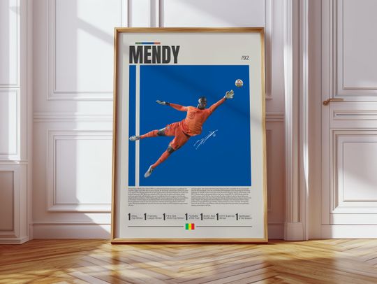 Discover douard Mendy Poster, Chelsea Poster, Soccer Gifts, Sports Poster, Football Player Poster, Soccer Wall Art, Sports Bedroom Posters