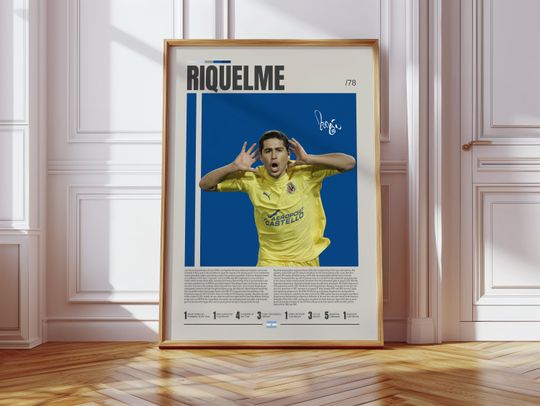 Discover Riquelme Poster, Argentina Poster, Soccer Gifts, Sports Poster, Football Player Poster, Soccer Wall Art, Sports Bedroom Posters