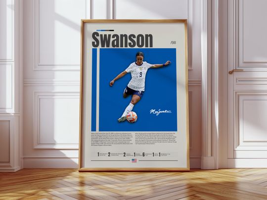 Discover Mallory Swanson Poster, Womens Soccer, Sports Poster, Football Player Poster, Soccer Wall Art, Sports Bedroom Posters
