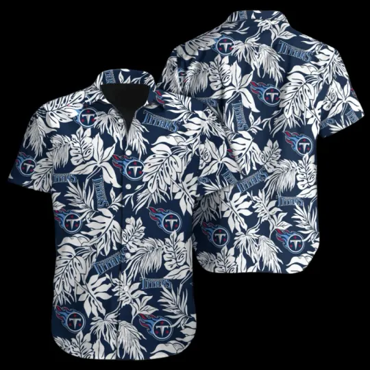 Discover Tennese Football Tropical Foliage Hawaiian Shirt , Gift for Fan