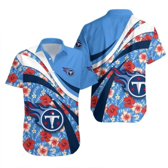 Discover Tennese Football Hibiscus Breeze Hawaiian Shirt , Gift for Fan