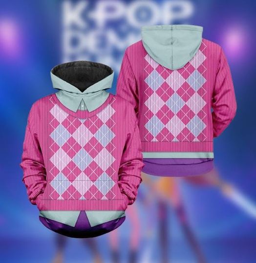 Discover Kpop Saja Costume 3D Hoodie, Kpop Demon Hunters Hoodie, Boy Group Kpop, Halloween Outfit for Boys, Kpop Costume Cosplay