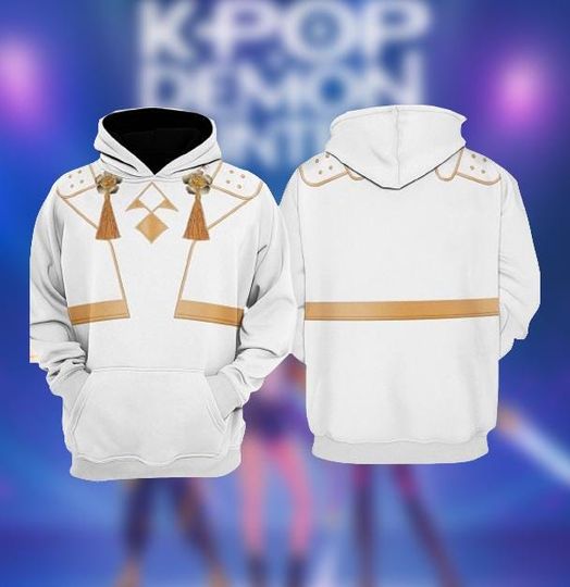 Kpop Demon Hunters Cosplay 3D Hoodie, Demon Hunters Huntrix Costume, Saja Girls, Kpop Movie Merch