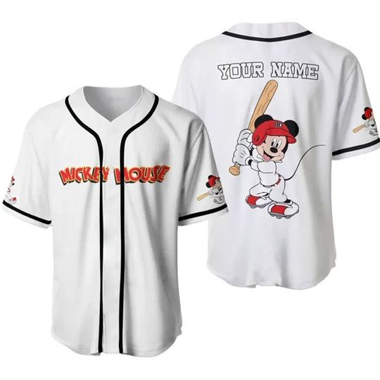 Summer Disney Mickey Mouse Children's Baseball Uniform