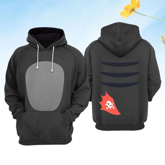 Discover Black Dragon Costume Hoodie, Cute Cartoon Dragon Cosplay Hoodie For Adults, Fantasy Dragon Hoodie, Movie Cartoon Hoodie Men