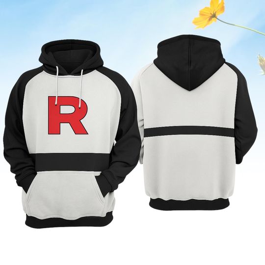 Discover James Team Rocket Costume Hoodie, Cartoon Villain Cosplay Hoodie For Fans, Unisex Movie Love Hoodie For Men, Team Rocket Cosplay Hoodie