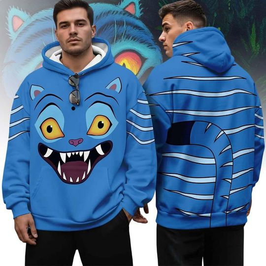 Discover Kpop Hunter Tiger Derpy Costume Shirt, Tiger Derpy Cosplay Hoodie, Kpop Movie Fan Gift, Demon Hunter Merch, Halloween Costume Clothing