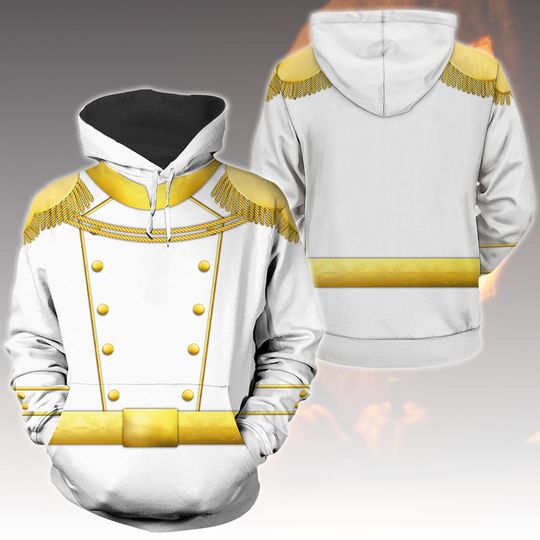 Prince Charming Costume Hoodie, Cinde Disney Prince Cosplay Hoodie Hoodie, Disney Prince Halloween Set, Magic Kingdom Hoodie