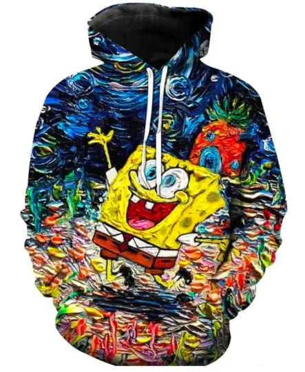 Discover SpongeBob Square Pants Hoodie
