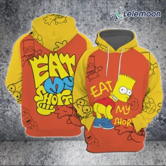 Discover Bart Simpson Halloween 3D Hoodie