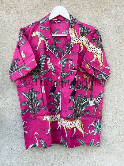 Women's Cotton PJ Short, Pajama Set For Women, Bridesmaid Short Pajama, Cotton Sleep Short, Nightwear Pajama, Loungewear Set