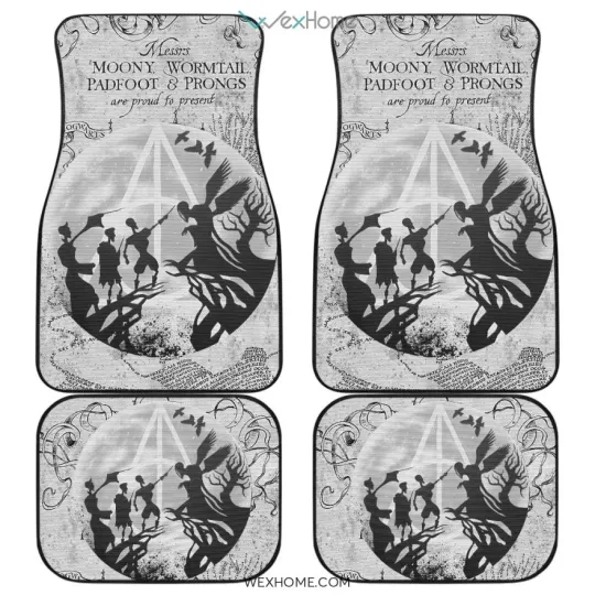 Harry Potter Deathly Hallows Car Floor Mats