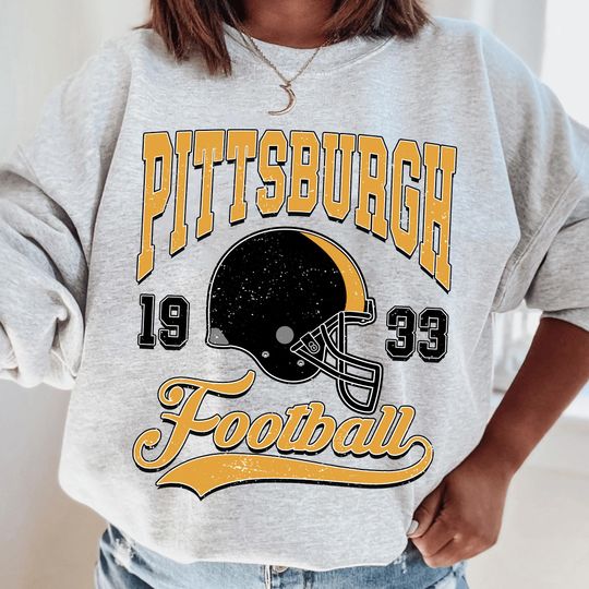 Discover Pittsburgh Football Sweatshirt, Pittsburgh Shirt Retro Style 90s Shirt