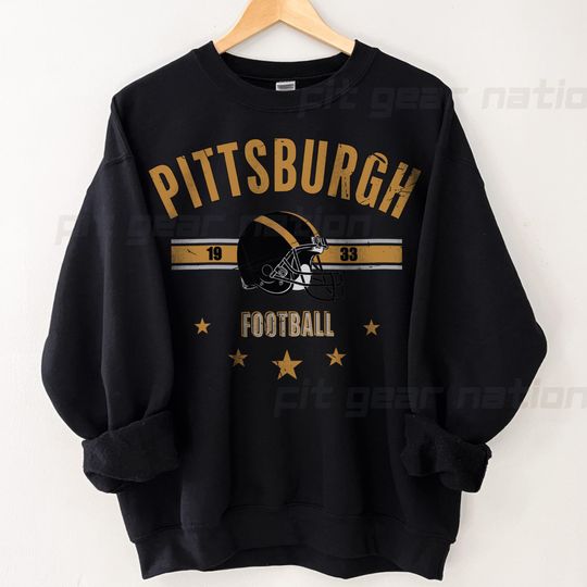 Vintage Pittsburgh Steeler Sweatshirt - Retro football Fan Apparel, Unisex Game Day Crewneck, Perfect Gift for Steeler Fans