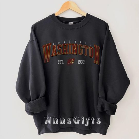 Discover Washington Football Sweatshirt, Vintage Washington Football Crewneck, Washington Football Shirt, Game Day Shirt, Washington Fan Gifts