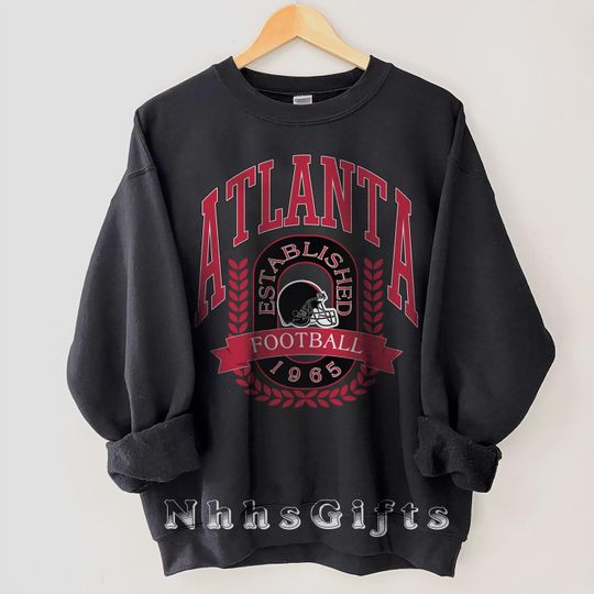 Discover Atlanta Football Sweatshirt, Vintage Style Atlanta Football Crewneck, Atlanta Football Shirt, Game Day Apparel, Atlanta Football Fan Gifts