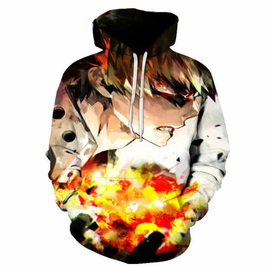 Discover New Anime Hero Anime Halloween  Cosplay Costume Hoodie Jacket Sweatshirt
