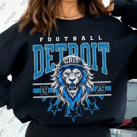 Discover Detroit Football Shirt, Detroit Football Sweatshirt, Vintage Style Detroit Football shirt, Sunday Football