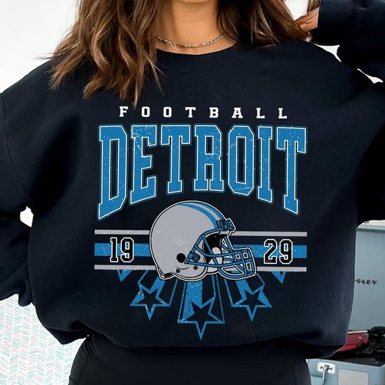 Discover Detroit Football Shirt, Detroit Football Sweatshirt, Vintage Style Detroit Football shirt, Sunday Football