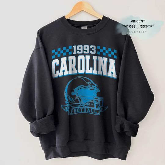 Carolina Football Sweatshirt, Retro Sports Fan Shirt, Trendy Game Day Gift Tee, Carolina Mascot Sweatshirt, Carolina Football Fan Shirt