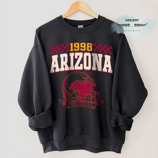 Discover Arizonna Football Sweatshirt, Vintage Arizonna Football Crewneck, Arizonna Football Shirt, Game Day Arizonna Fan Gifts