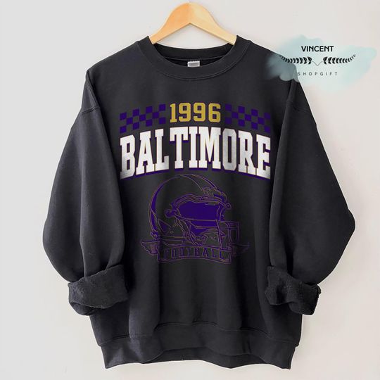 Discover Baltimore Football Sweatshirt - Unisex Crewneck, Baltimore Fan Gift, Sports Team Apparel, Football Fan Gear, Gift for Him