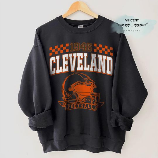 Discover Cleveland Football Sweatshirt, Cleveland Football Shirt, Cleveland Dawgs Crewneck Shirt, Cleveland Sports Apparel, Gift For Cleveland Fan
