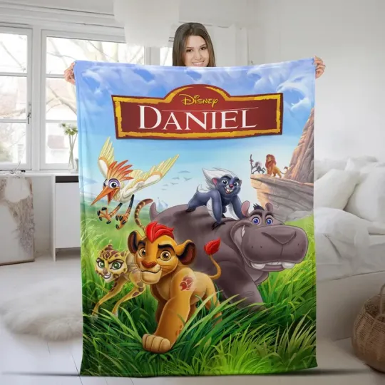 Disney Lion King Lion Guard Disneyland Customize Fleece Blanket