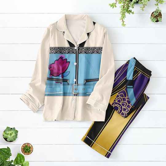 Kpop Demon Hunters Zoey Pajamas Set, Zoey Mira Rumi Shirt, Zoey Cosplay Costume Shirt, Huntrix Matching Pajamas Family, Halloween Gift