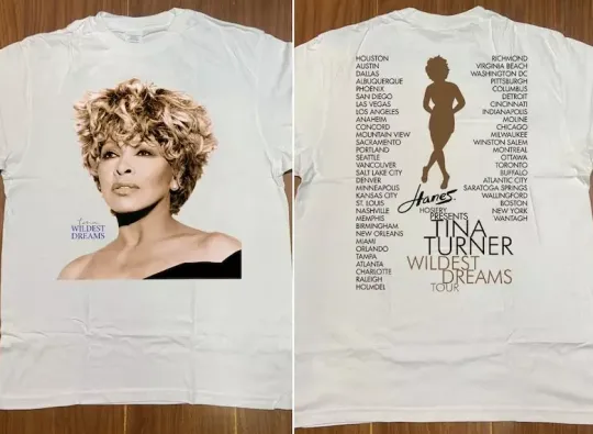 Tina Turner Wildest Dreams Tour 1996 T- Shirt