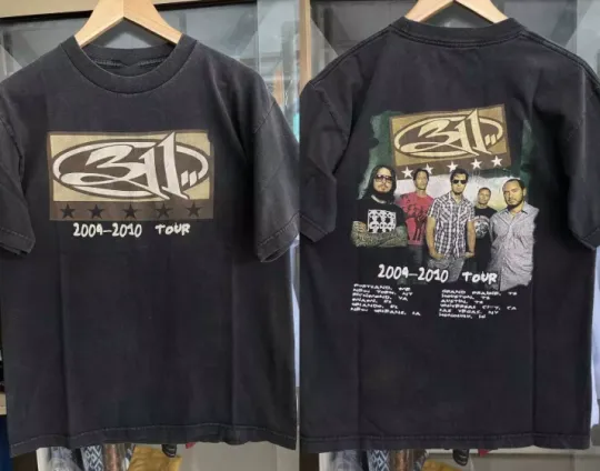 311 Band Tour Double Sided Unisex T-Shirt