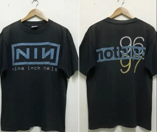 90's Nine Inch Nails Tour 96-97 2 Sided T-shirt
