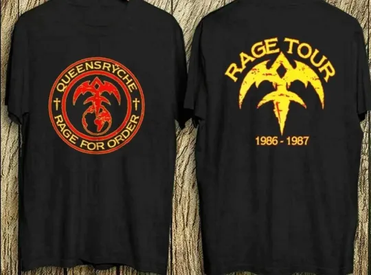 Discover Vintage Queensryche Rage For Order Concert Tour T-Shirt