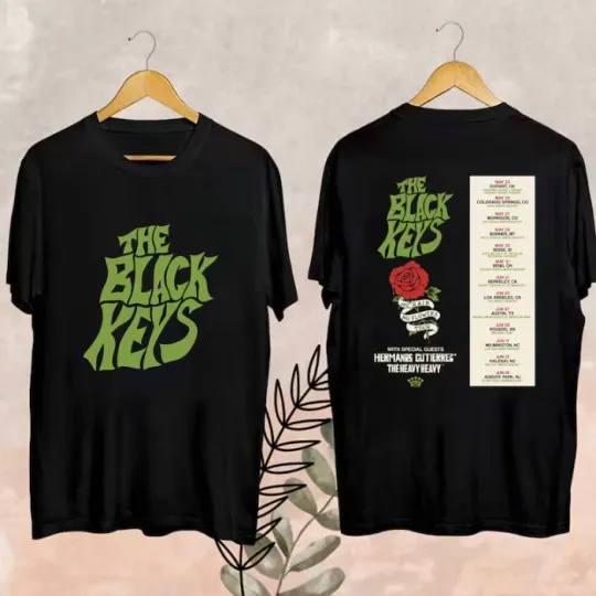 The Black Keys No Rain No Flowers Tour Fan T-Shirt