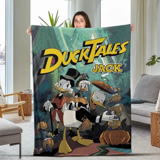 Discover Disney Duck Tales Huey Louie Dewey Customize Fleece Blanket
