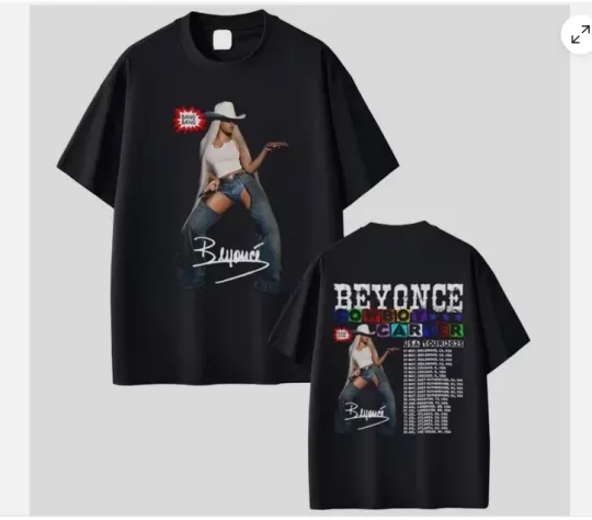 Discover Beyonce Cowboy Carter Tour 2025 Tshirt Good Price For Fan Shirt