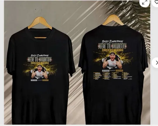 Discover Bailey Zimmerman 2025 New To Country Tour Shirt